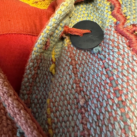 Travelsmith Womens Funky Jacket Petite M Carpet Tapestry Bright Colors - Picture 6 of 10